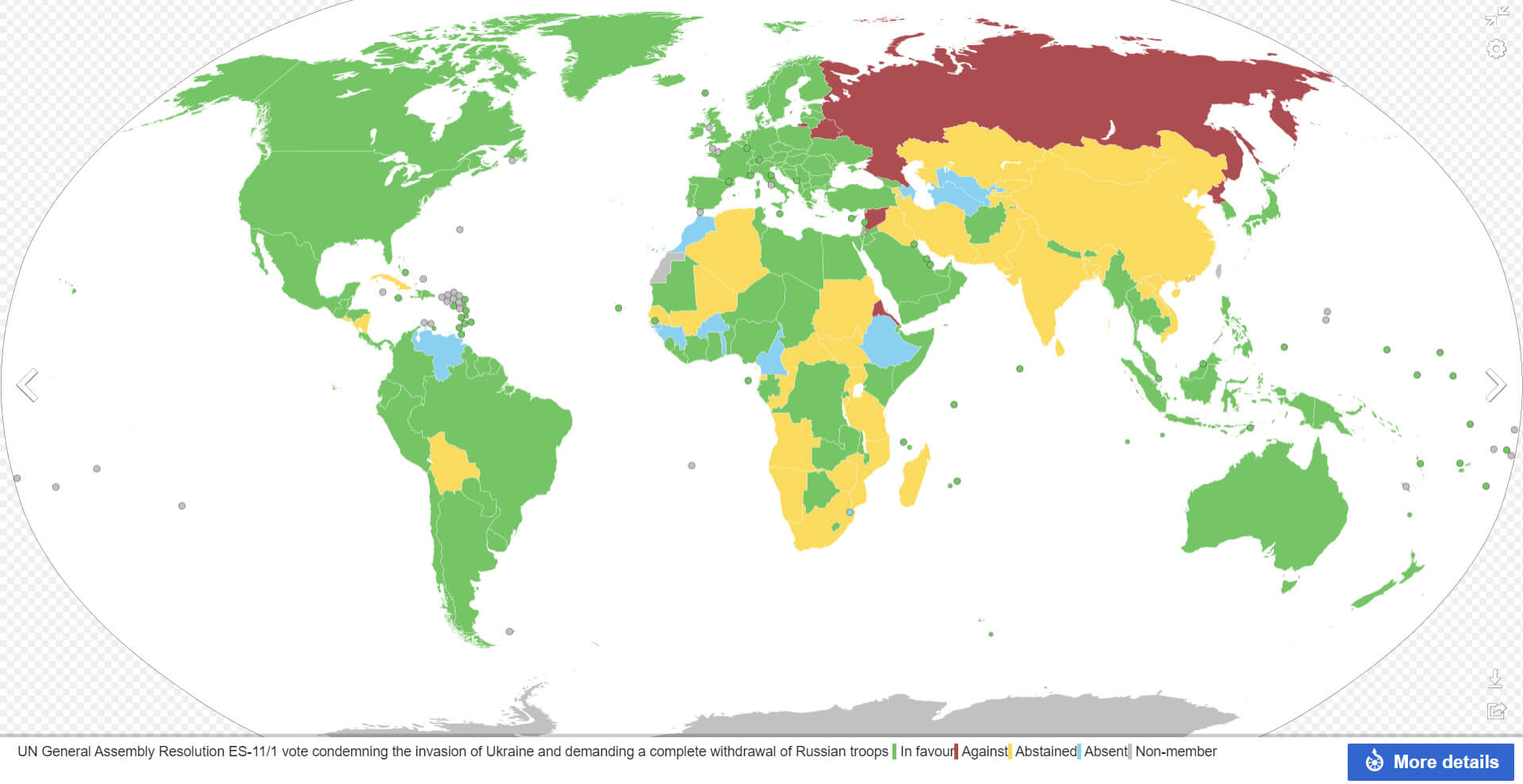 UN General Assembly Resolution Vote